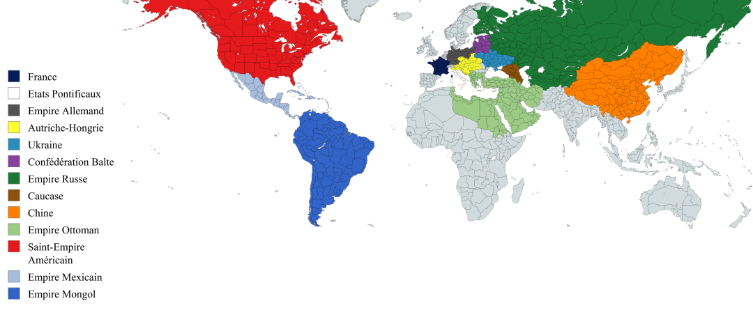 carte du monde alternative